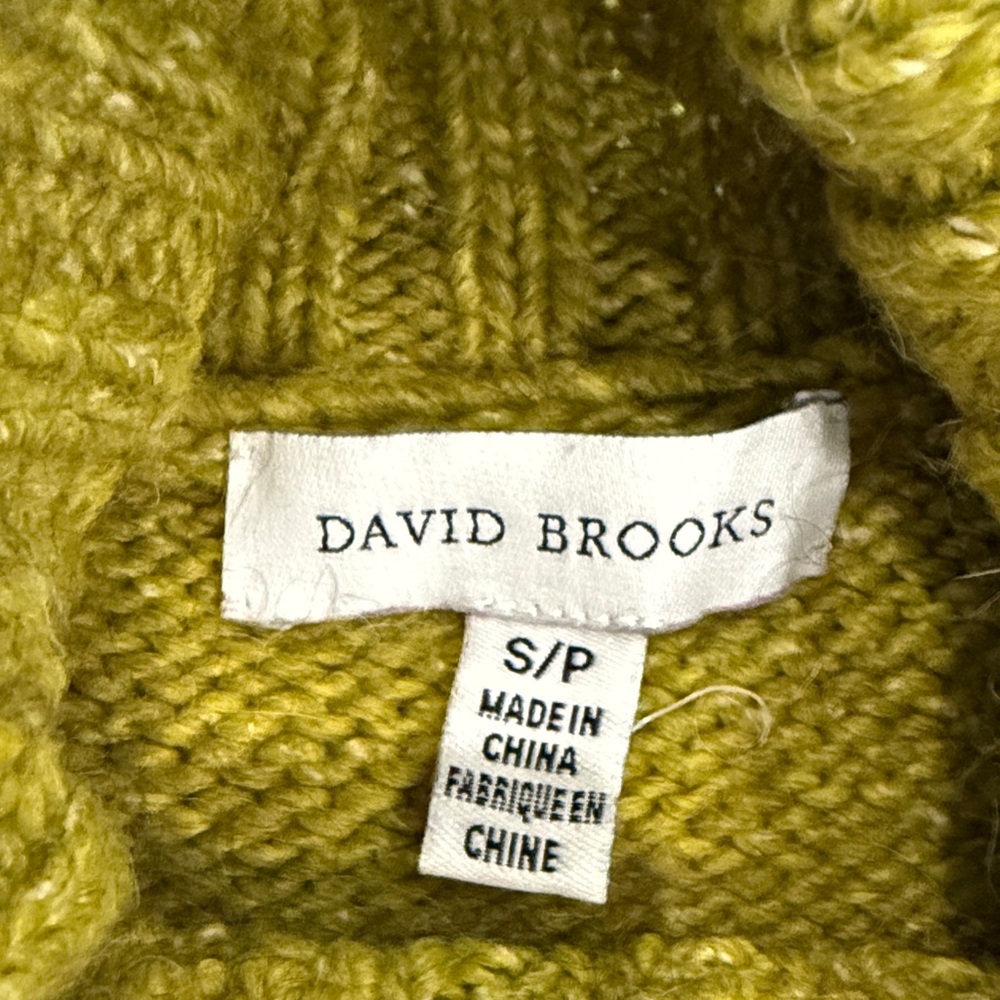 Cable Turtleneck Sweater David Brooks - Picture 2 of 3